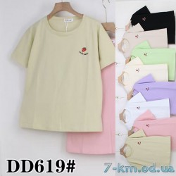 Футболка женская, стрейч/коттон 5 шт (50-60 р) ZeL777_DD619