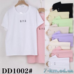 Футболка женская, стрейч/коттон 5 шт (54-62 р) ZeL777_DD1002