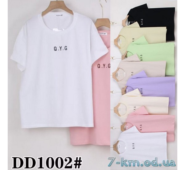 Футболка женская, стрейч/коттон 5 шт (54-62 р) ZeL777_DD1002