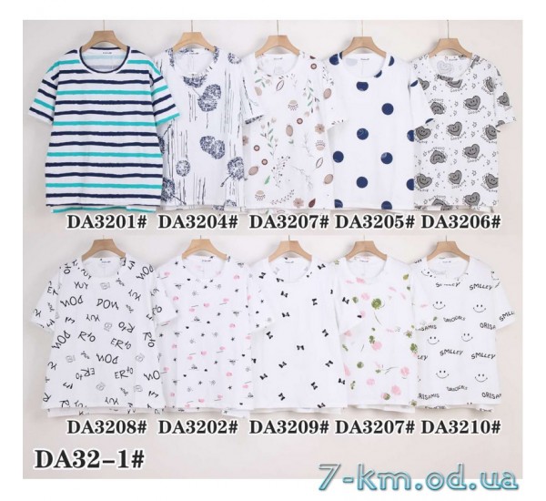 Футболка женская, стрейч/коттон 5 шт (54-62 р) ZeL777_DA32-1