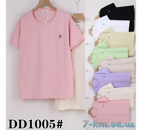 Футболка женская, стрейч/коттон 5 шт (54-62 р) ZeL777_DD1005