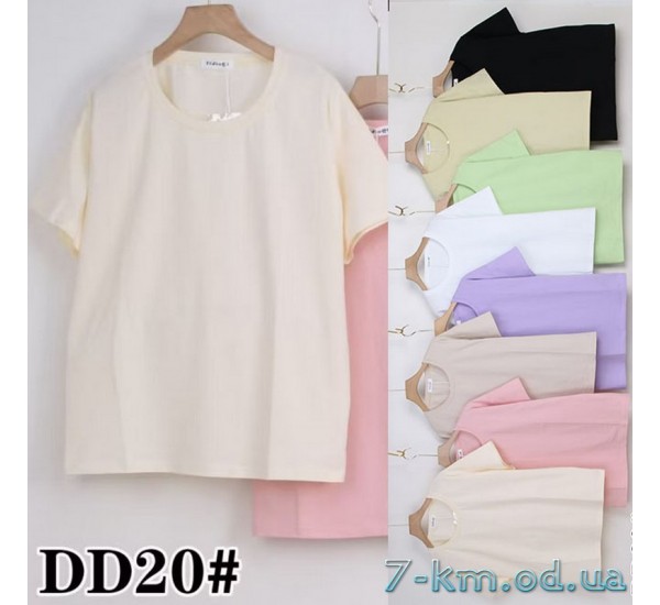 Футболка женская, стрейч/коттон 5 шт (54-62 р) ZeL777_DD20