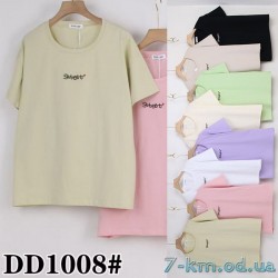 Футболка женская, стрейч/коттон 5 шт (54-62 р) ZeL777_DD1008