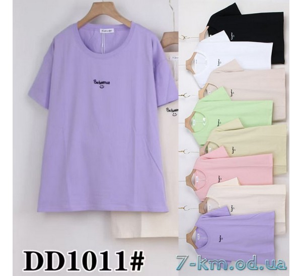 Футболка женская, стрейч/коттон 5 шт (54-62 р) ZeL777_DD1011