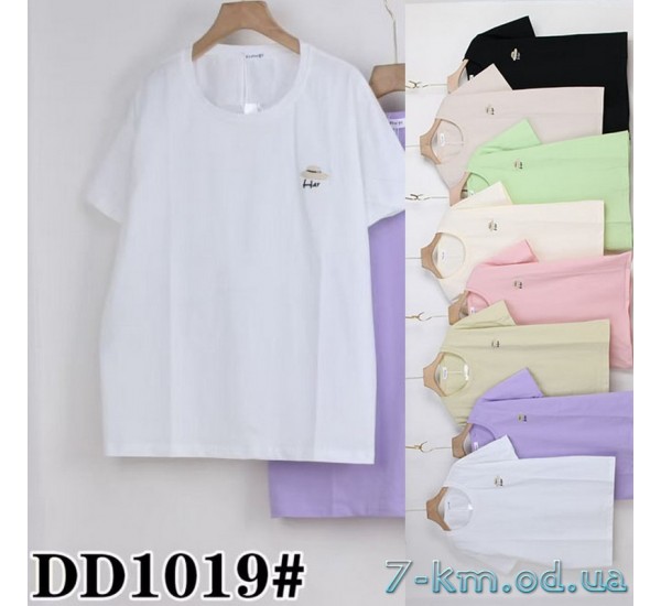 Футболка женская, стрейч/коттон 5 шт (54-62 р) ZeL777_DD1019