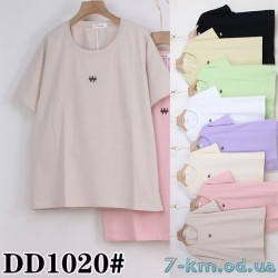 Футболка женская, стрейч/коттон 5 шт (54-62 р) ZeL777_DD1020