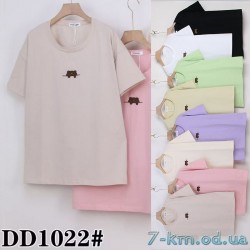 Футболка женская, стрейч/коттон 5 шт (54-62 р) ZeL777_DD1022