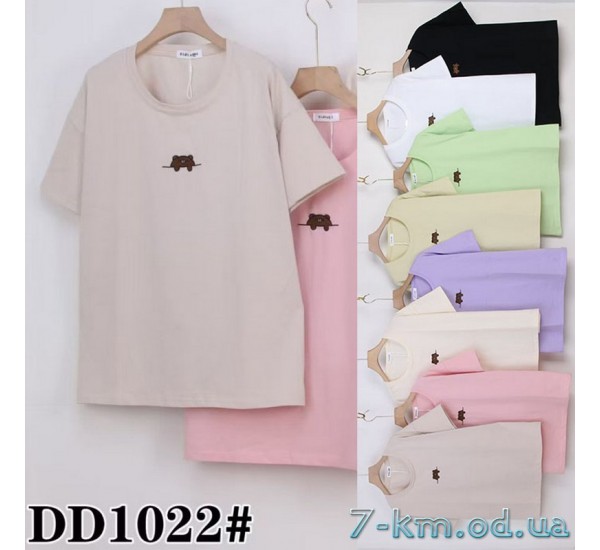 Футболка женская, стрейч/коттон 5 шт (54-62 р) ZeL777_DD1022