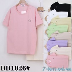 Футболка женская, стрейч/коттон 5 шт (54-62 р) ZeL777_DD1026