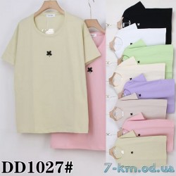 Футболка женская, стрейч/коттон 5 шт (54-62 р) ZeL777_DD1027