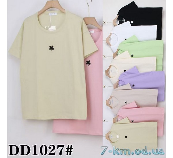 Футболка женская, стрейч/коттон 5 шт (54-62 р) ZeL777_DD1027