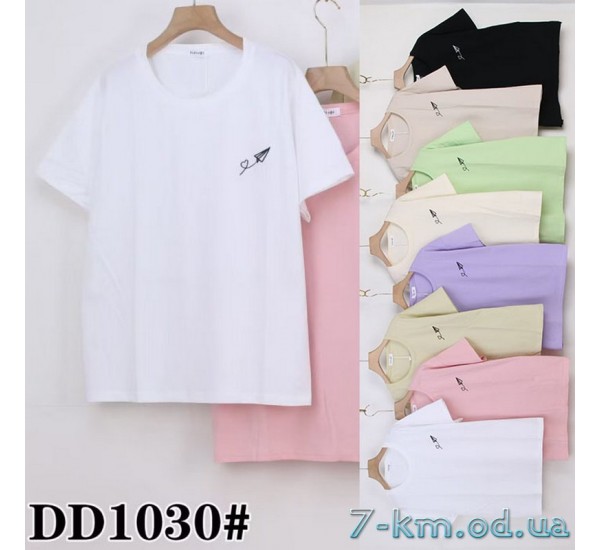 Футболка женская, стрейч/коттон 5 шт (54-62 р) ZeL777_DD1030