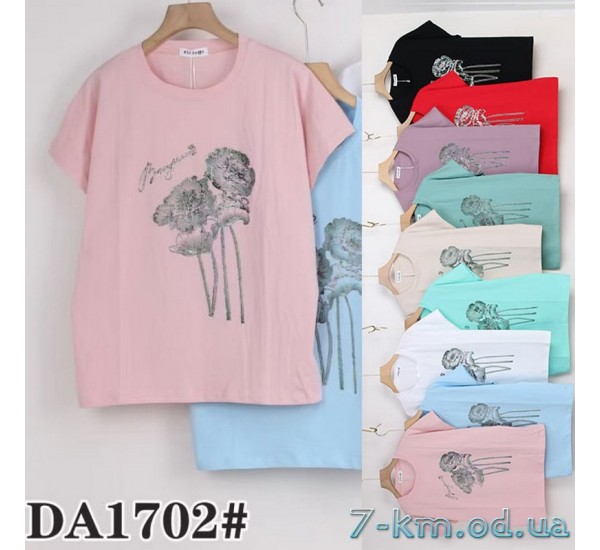 Футболка женская, стрейч/коттон 5 шт (54-62 р) ZeL777_DA1702