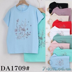 Футболка женская, стрейч/коттон 5 шт (54-62 р) ZeL777_DA1709