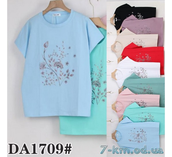 Футболка женская, стрейч/коттон 5 шт (54-62 р) ZeL777_DA1709