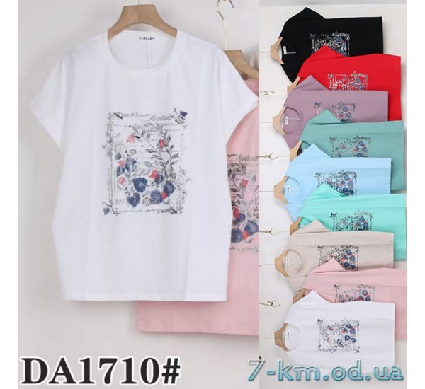 Футболка женская, стрейч/коттон 5 шт (54-62 р) ZeL777_DA1710