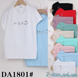 Футболка женская, стрейч/коттон 5 шт (54-62 р) ZeL777_DA1801