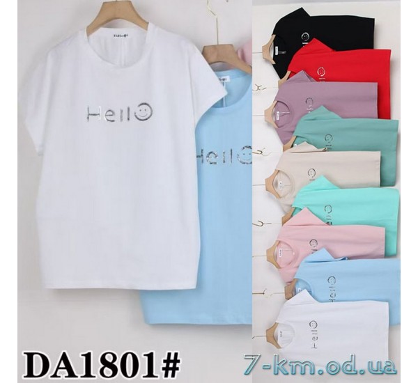 Футболка женская, стрейч/коттон 5 шт (54-62 р) ZeL777_DA1801