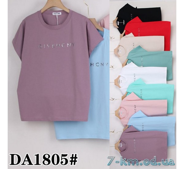 Футболка женская, стрейч/коттон 5 шт (54-62 р) ZeL777_DA1805