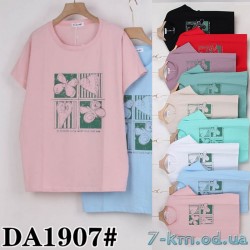 Футболка женская, стрейч/коттон 5 шт (54-62 р) ZeL777_DA1907