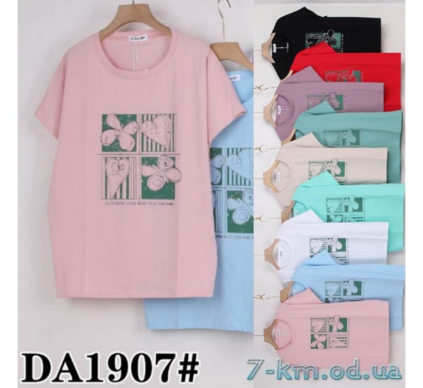 Футболка женская, стрейч/коттон 5 шт (54-62 р) ZeL777_DA1907