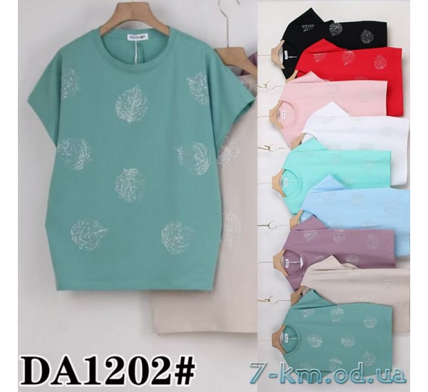 Футболка женская, стрейч/коттон 5 шт (50-62 р) ZeL777_DA1202