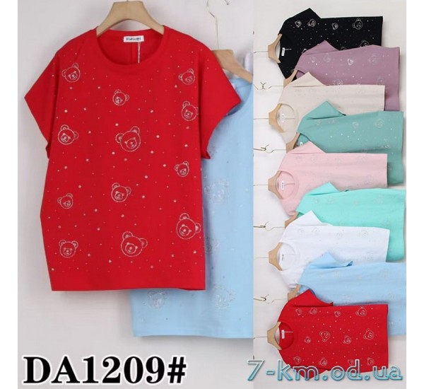 Футболка женская, стрейч/коттон 5 шт (50-62 р) ZeL777_DA1209