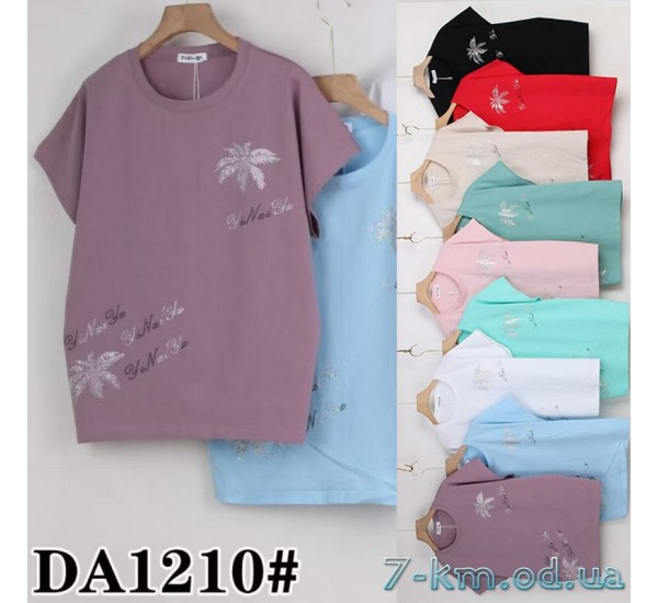 Футболка женская, стрейч/коттон 5 шт (50-62 р) ZeL777_DA1210