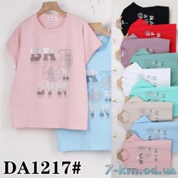 Футболка женская, стрейч/коттон 5 шт (50-62 р) ZeL777_DA1217