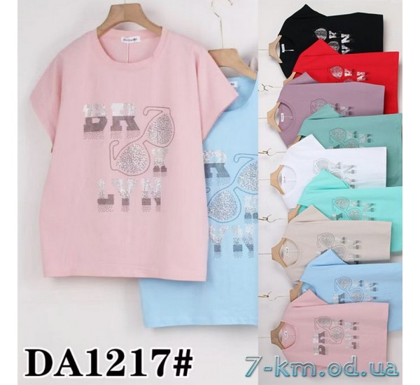 Футболка женская, стрейч/коттон 5 шт (50-62 р) ZeL777_DA1217