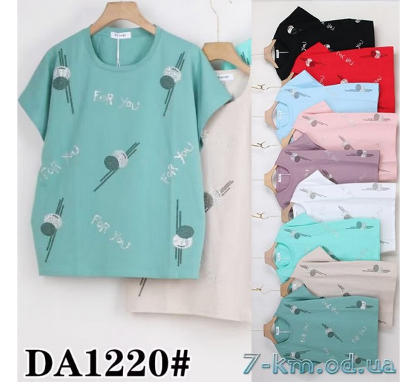 Футболка женская, стрейч/коттон 5 шт (50-62 р) ZeL777_DA1220