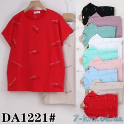 Футболка женская, стрейч/коттон 5 шт (50-62 р) ZeL777_DA1221