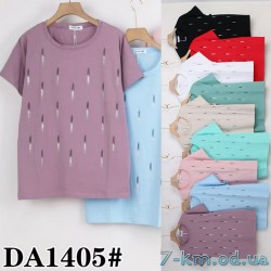 Футболка женская, стрейч/коттон 5 шт (54-62 р) ZeL777_DA1405