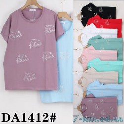 Футболка женская, стрейч/коттон 5 шт (54-62 р) ZeL777_DA1412