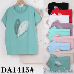 Футболка женская, стрейч/коттон 5 шт (54-62 р) ZeL777_DA1415