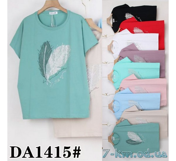 Футболка женская, стрейч/коттон 5 шт (54-62 р) ZeL777_DA1415