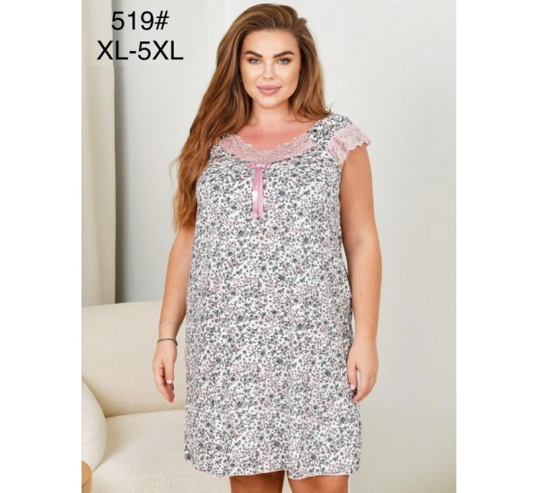 Нічна сорочка жіноча, 5 шт (54-62 р) бамбук ZeL1396_519