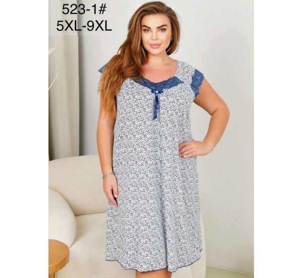 Нічна сорочка жіноча, 5 шт (58-66 р) бамбук ZeL1396_523-1