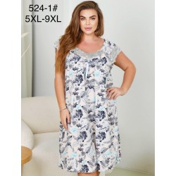 Нічна сорочка жіноча, 5 шт (58-66 р) бамбук ZeL1396_524-1