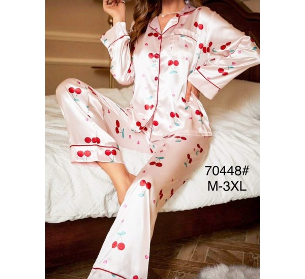 Піжама жіноча, 5 шт (M-3XL) шовк ZeL1396_70448