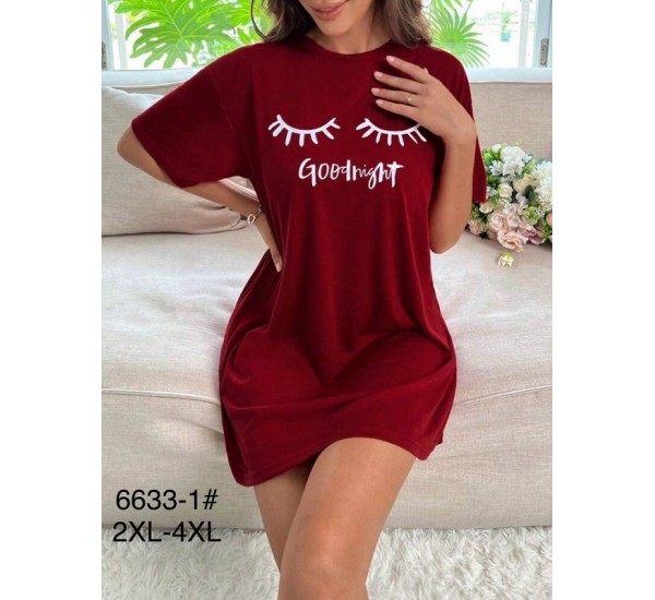 Туніка жіноча, 6 шт (2-4XL) бамбук ZeL1396_6633-1