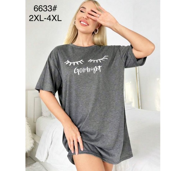 Туніка жіноча, 6 шт (2-4XL) бамбук ZeL1396_6633