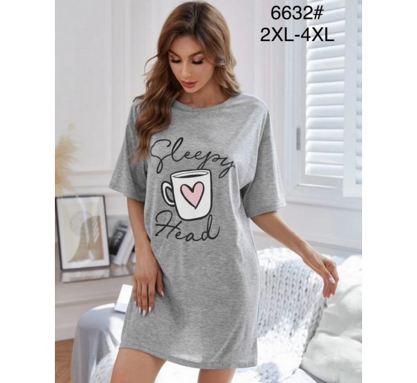 Туніка жіноча, 6 шт (2-4XL) бамбук ZeL1396_6632