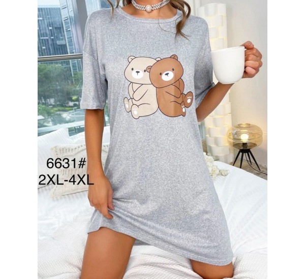 Туніка жіноча, 6 шт (2-4XL) бамбук ZeL1396_6631