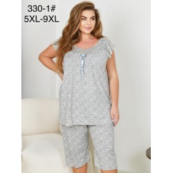Піжама жіноча, 5 шт (5-9XL) бамбук ZeL1396_330-1