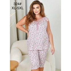 Піжама жіноча, 5 шт (1-5XL) бамбук ZeL1396_324