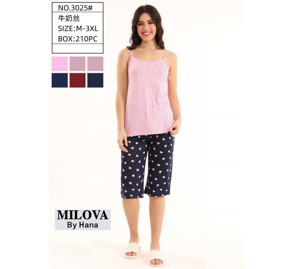 Піжама жіноча, бамбук 5 шт (50-58 р) ZeL1396_3025