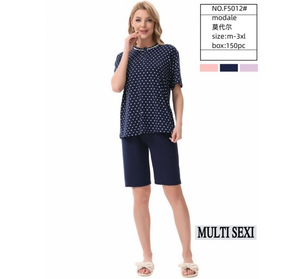 Піжама жіноча, бамбук 5 шт (50-58 р) ZeL1396_F5012