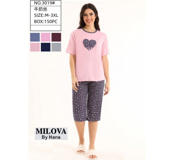 Піжама жіноча, бамбук 5 шт (50-58 р) ZeL1396_3019