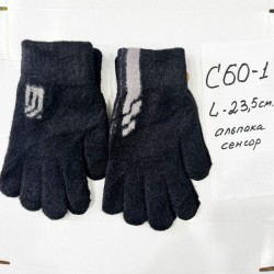 Рукавички чоловічі сенсор 12 шт (норма) альпака ZiN_C60-1